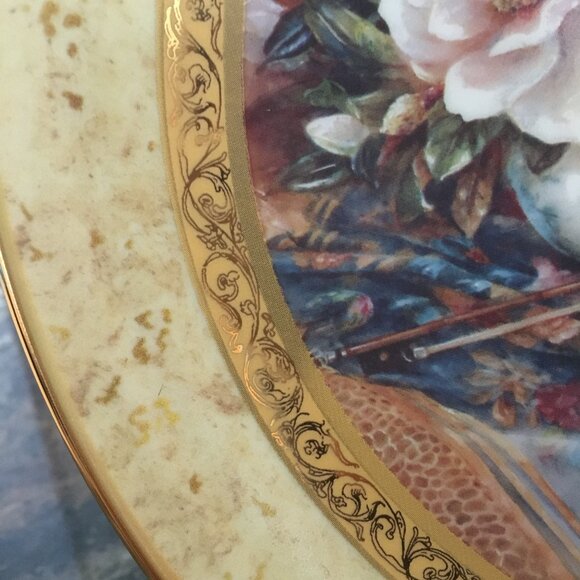 2/$40 Symphonies of the Heart Decorative Plate 'Swan Melody' Lena Liu - Picture 4 of 4